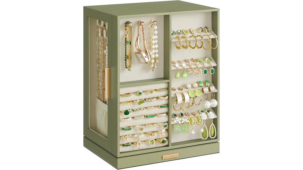 rotating 360 jewelry drawer