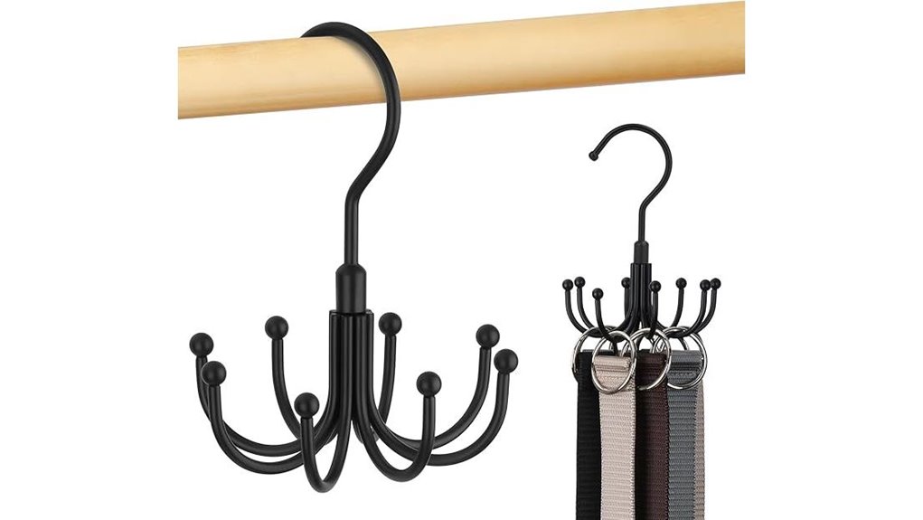 rotating belt organizer hanger