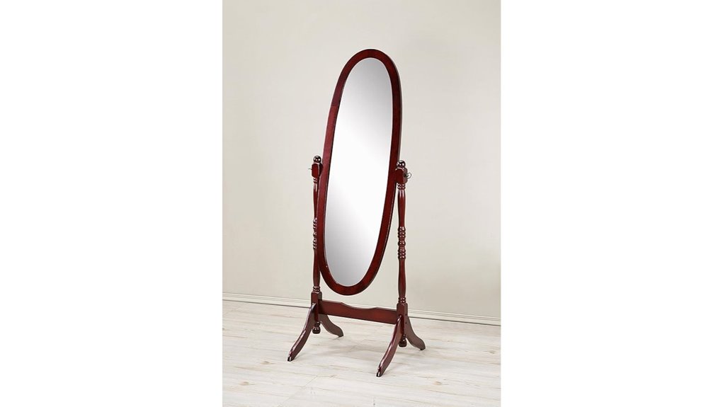 roundhill queen mirror cherry