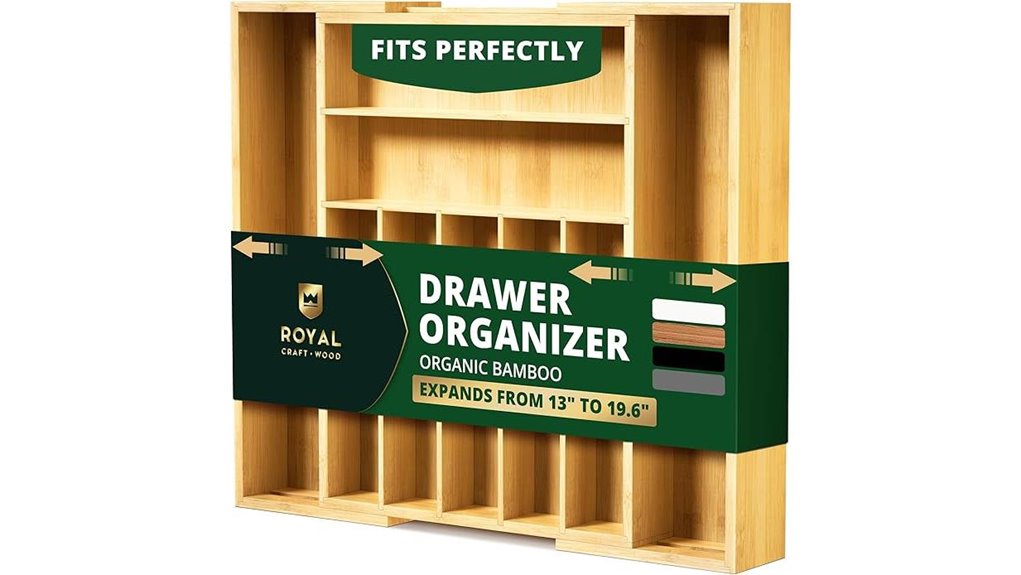 royal craft wood bamboo organizer