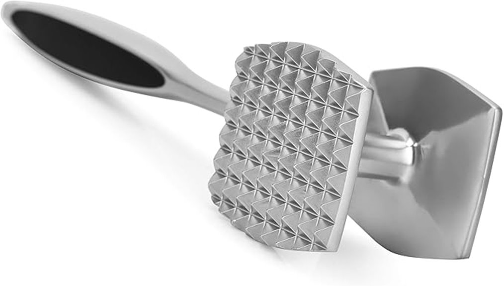 rubber grip meat tenderizer hammer