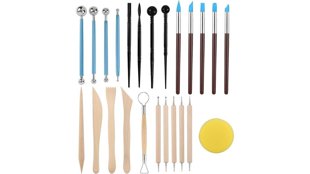 rubfac 24 piece clay kit