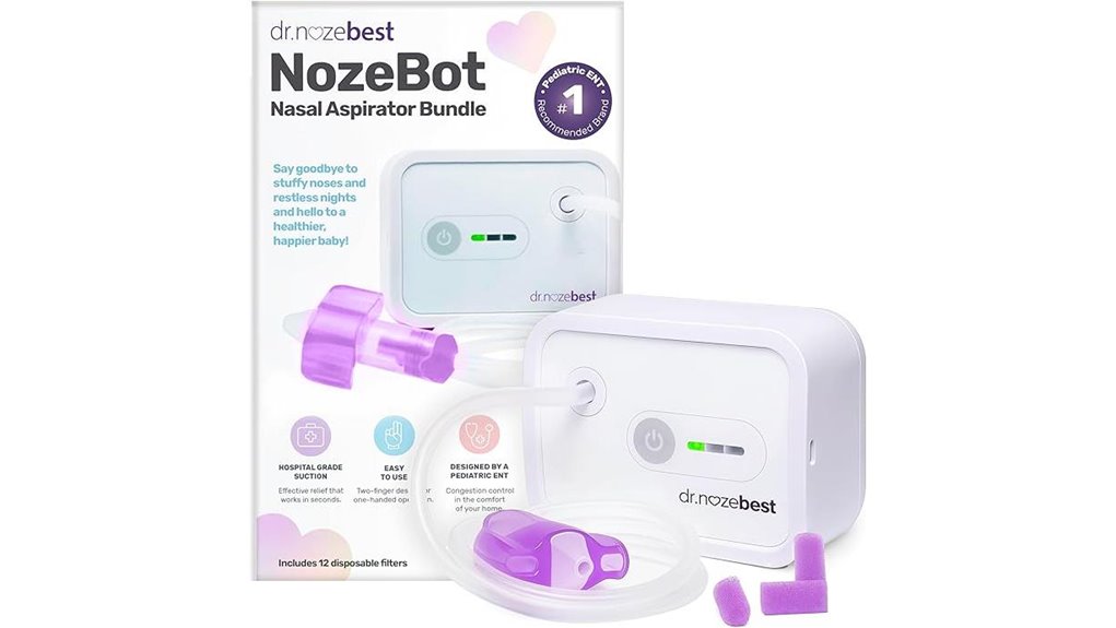 safe electric baby nasal aspirator