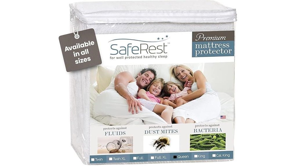 saferest queen waterproof protector