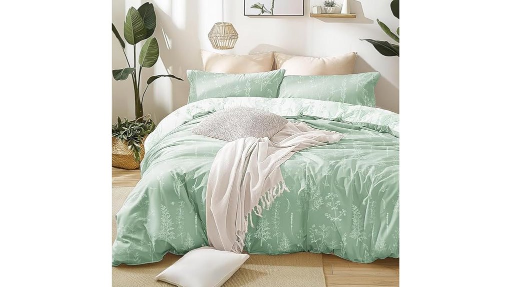 sage green comforter set full