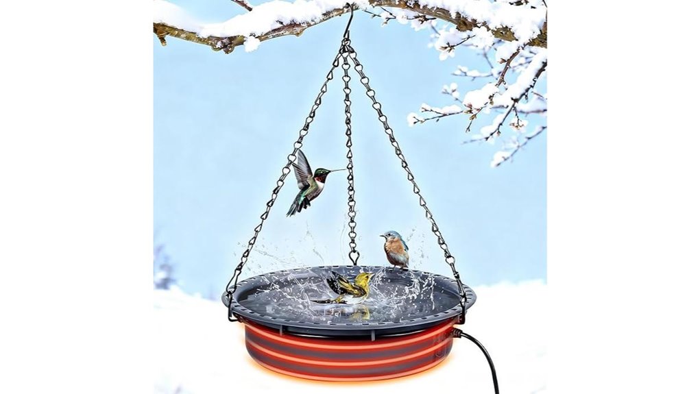 saillong heated bird bath thermostat