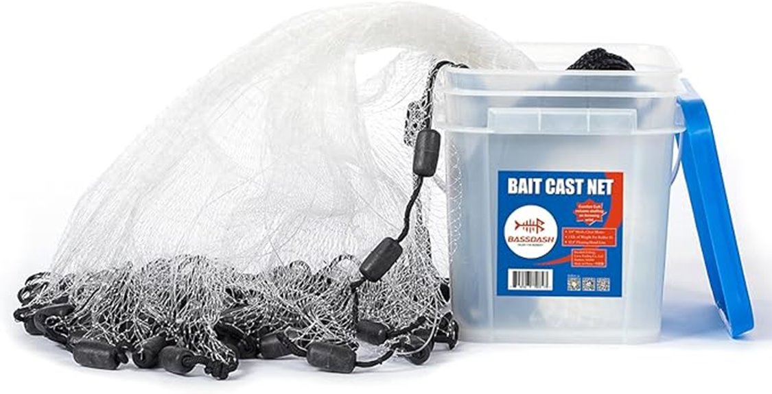 saltwater bait cast net
