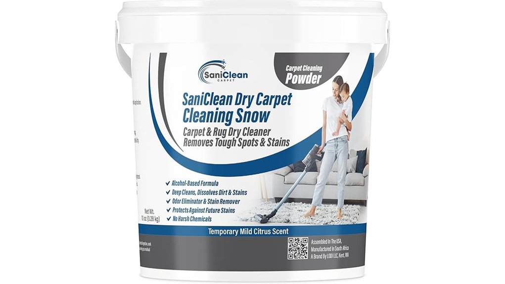 saniclean carpet cleaning powder