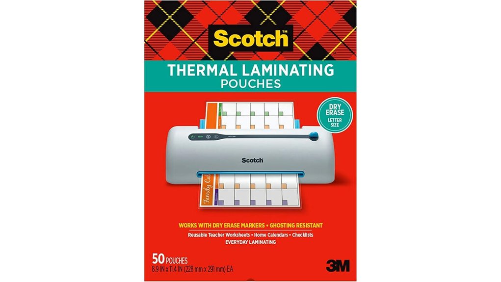 scotch dry erase pouches 50