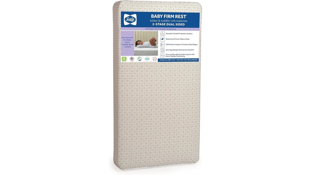 sealy firm antibacterial mattress