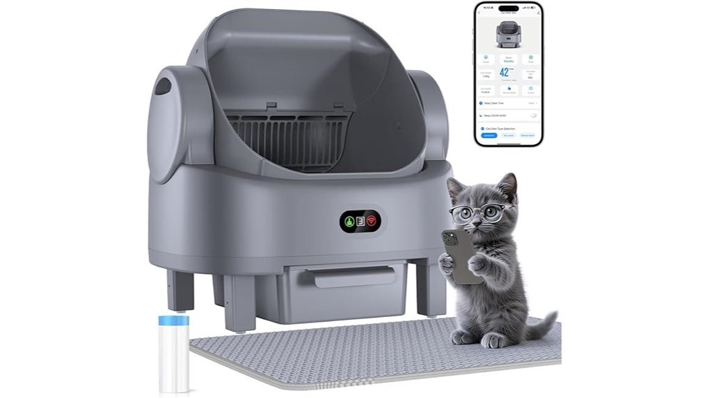 self cleaning litter box