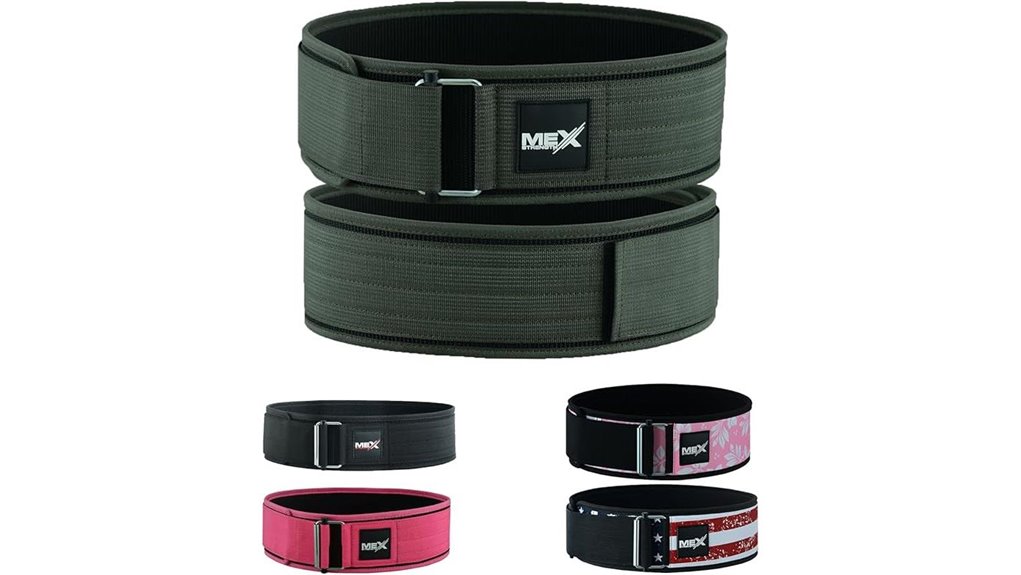 self locking neoprene gym belt
