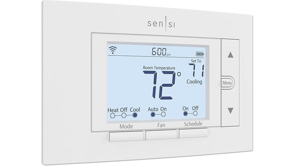 sensi alexa wi fi thermostat