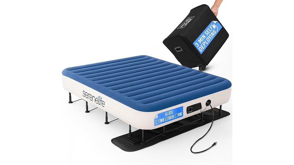 serenelife 3 min inflatable mattress