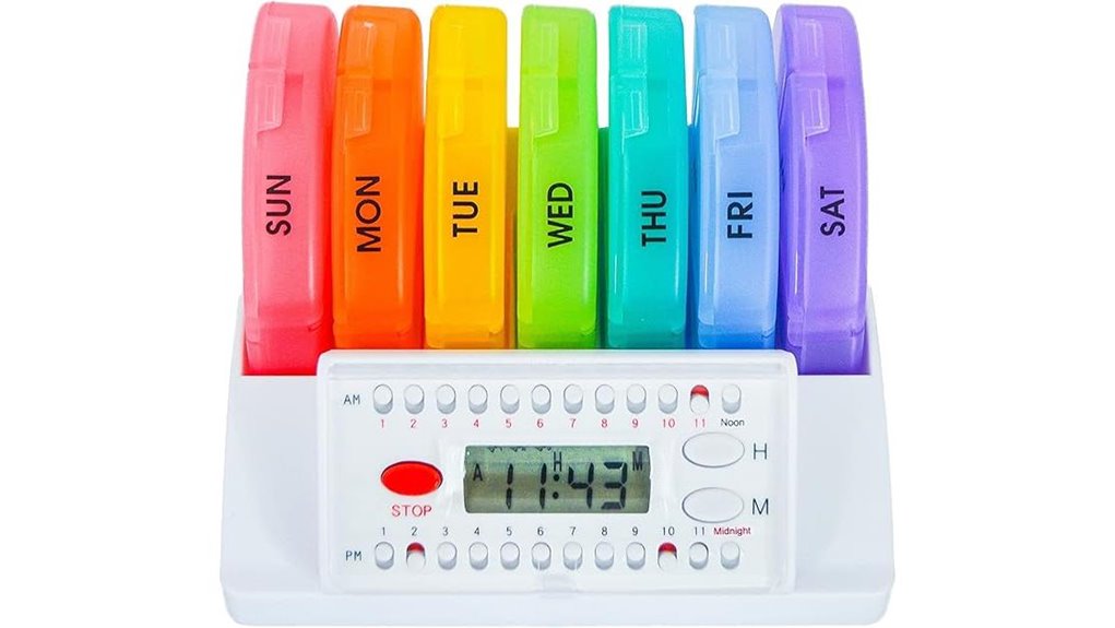 seven day four dose electronic timer