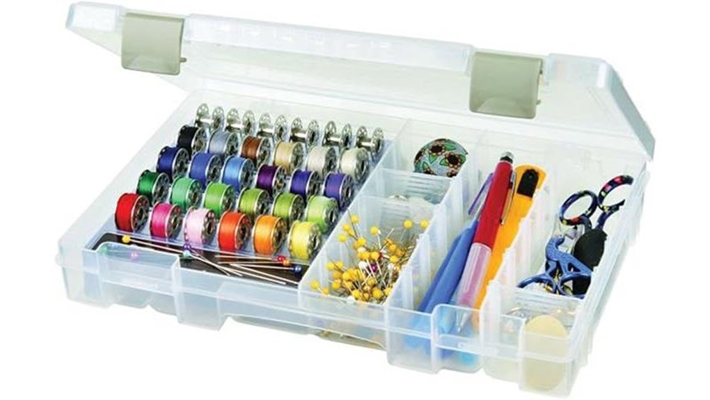 sewing bobbin storage box