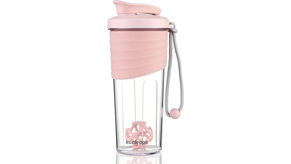 shaker bottle pink 24 oz