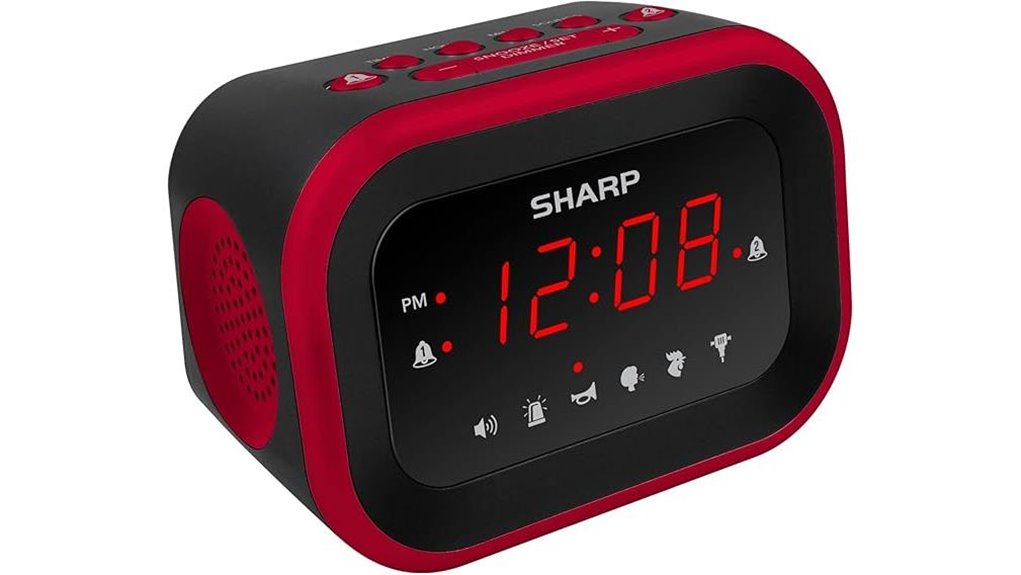 sharp 115db dual alarm