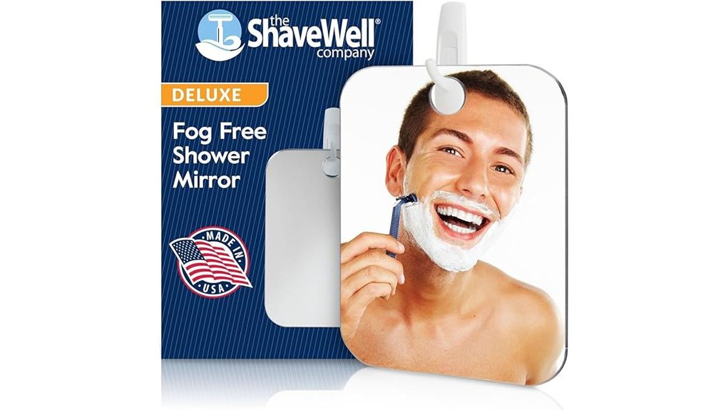 shave well anti fog mirror