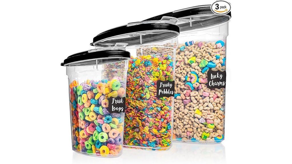 shazo airtight cereal storage set
