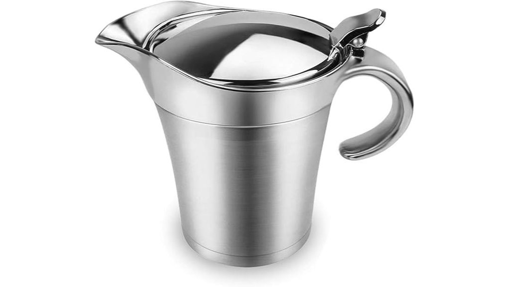 shineme 26oz insulated gravy boat