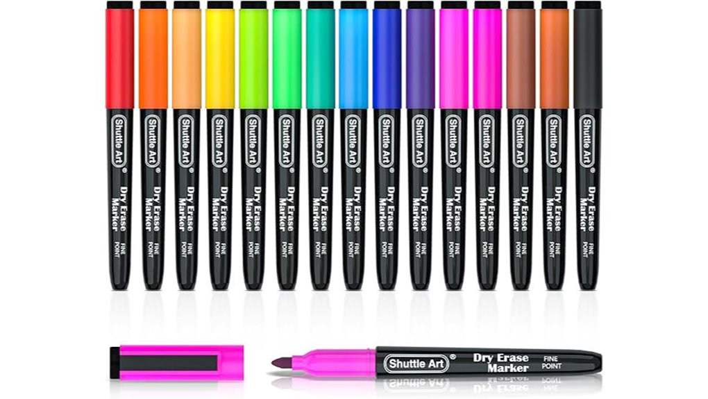 shuttle magnetic 15 color dry erase