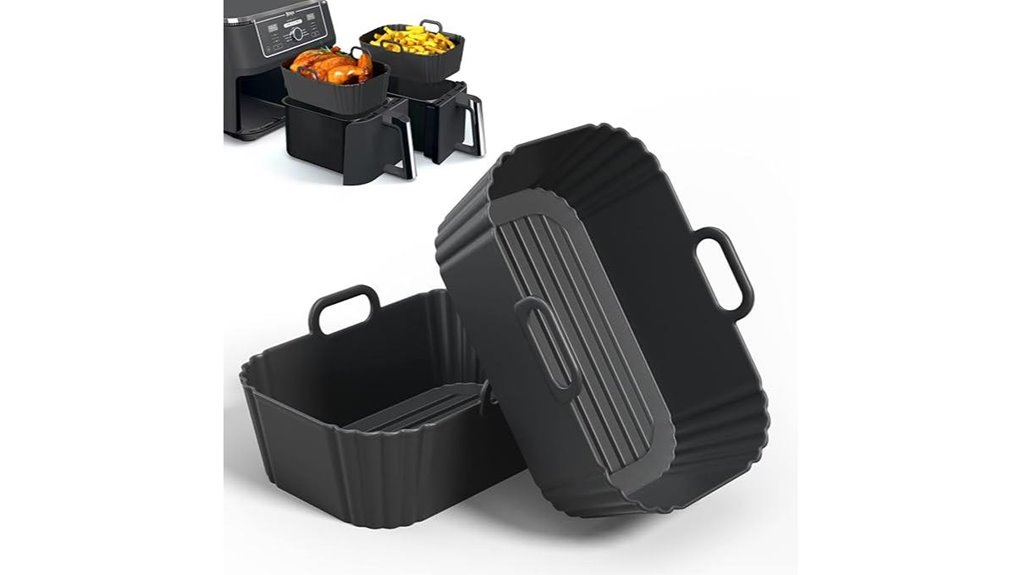 silicone air fryer liners 2 pack