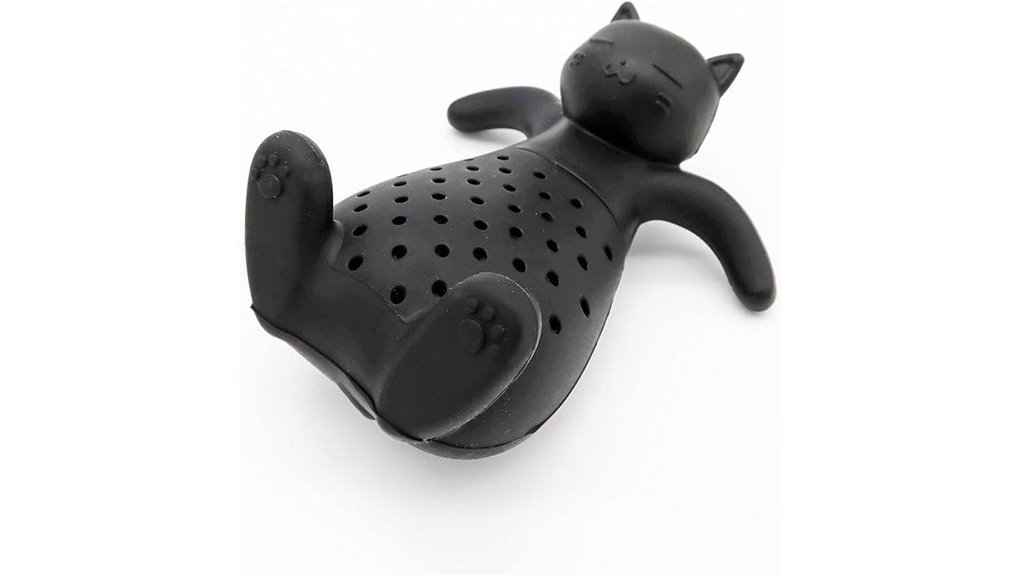 silicone bpa free cat tea infuser