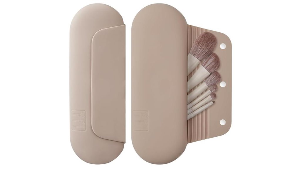 silicone brush holder with magnetics
