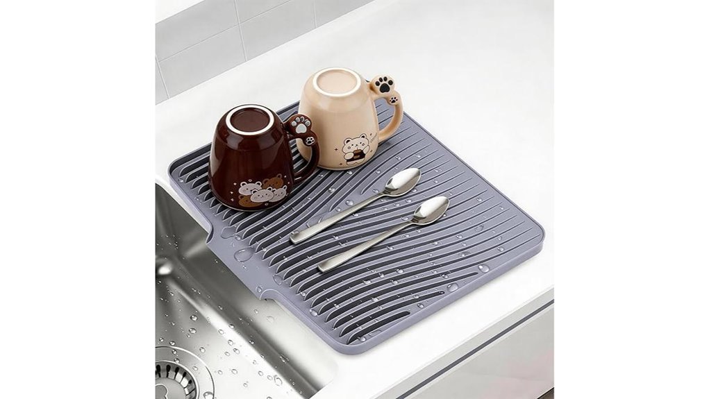silicone dish drying mat