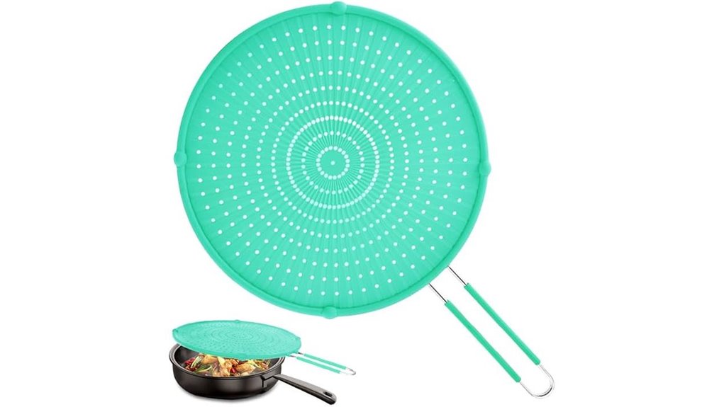 silicone frying pan splatter guard