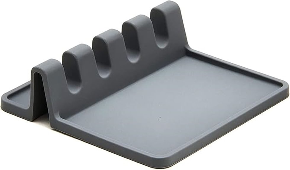 silicone heat resistant spoon rest