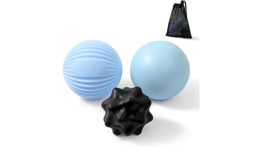 silicone lacrosse ball set