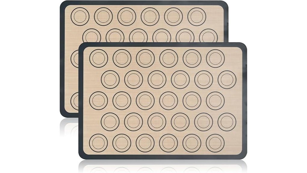 silicone macaron and cookie mats