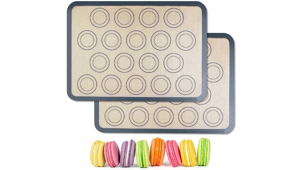 silicone macaron baking mats