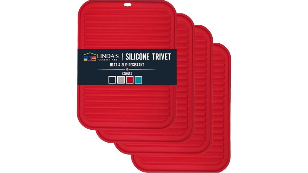 silicone pot trivet set