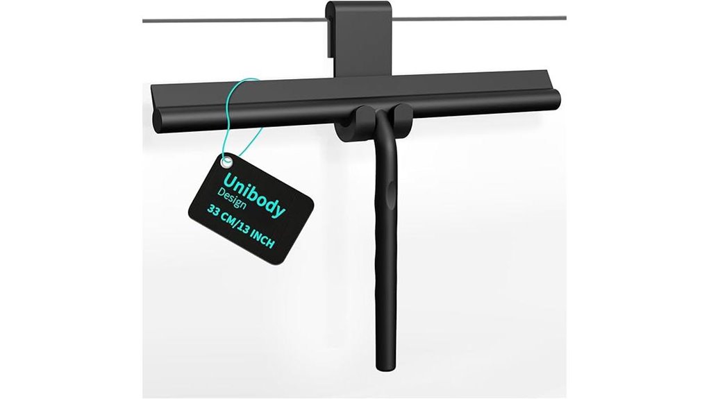 silicone shower squeegee with hanger