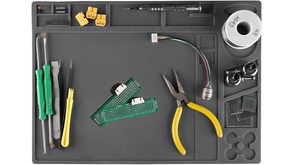 silicone soldering mat for electronics