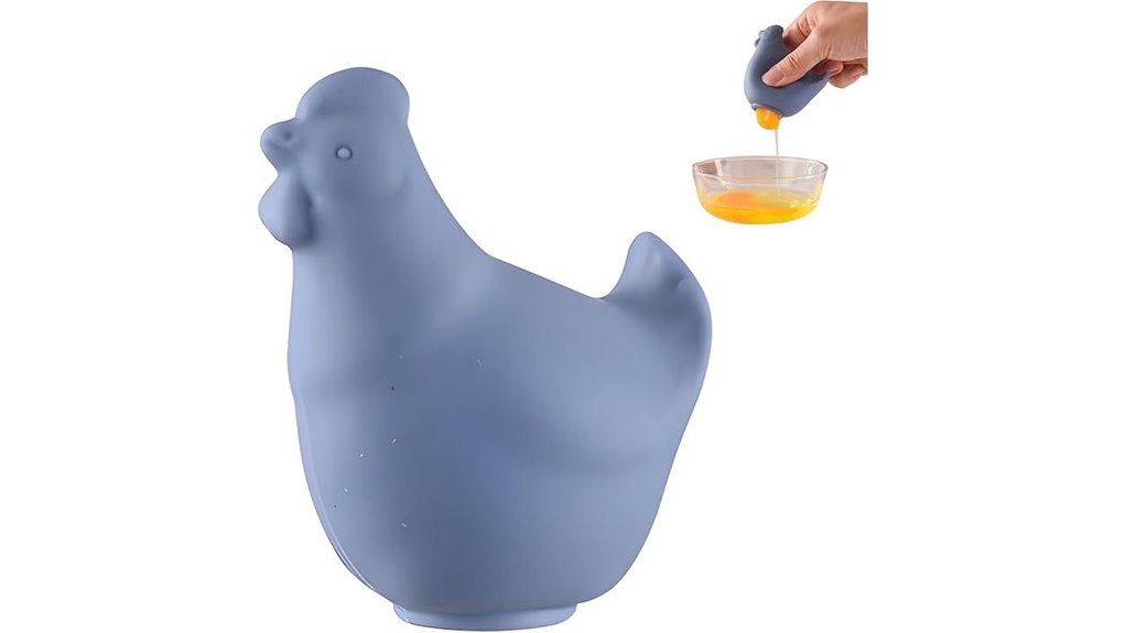 silicone yolk separator blue
