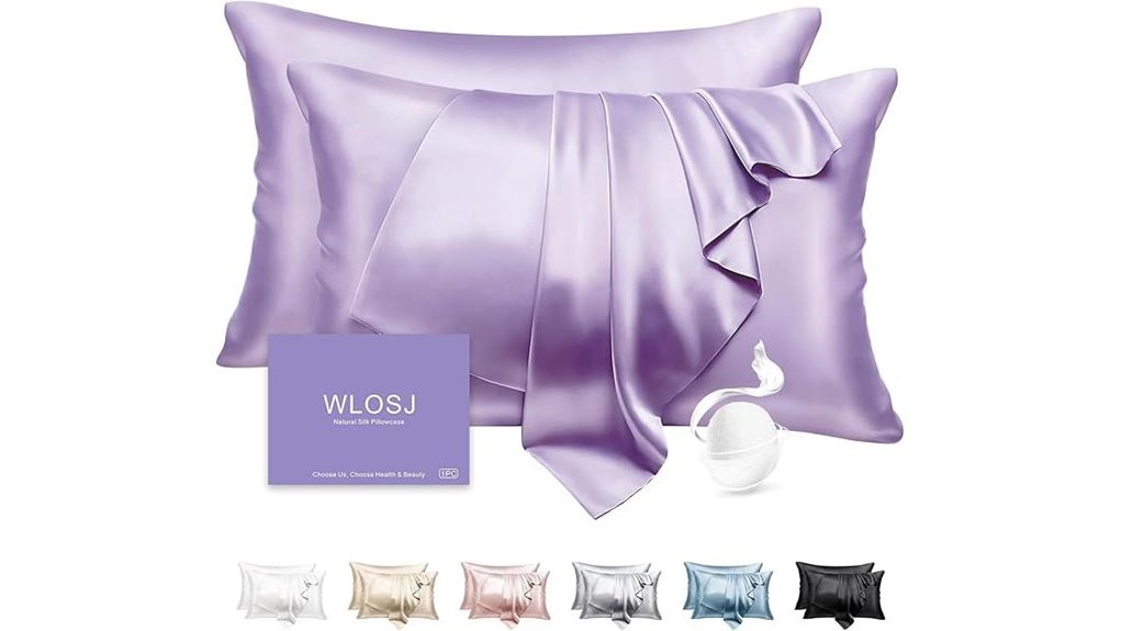 silk lavender king set
