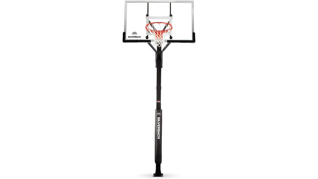silverback adjustable basketball backboard