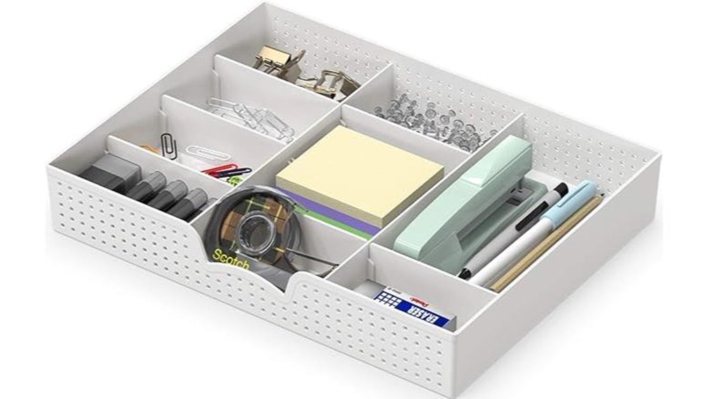 simple houseware 9 compartment drawer organizer