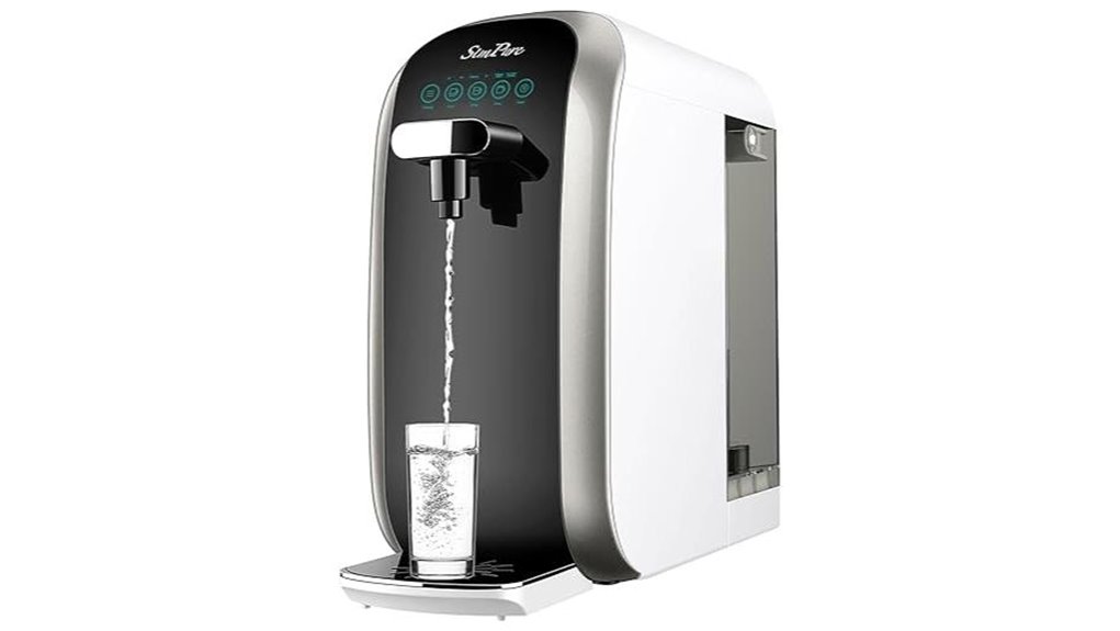 simpure countertop uv ro