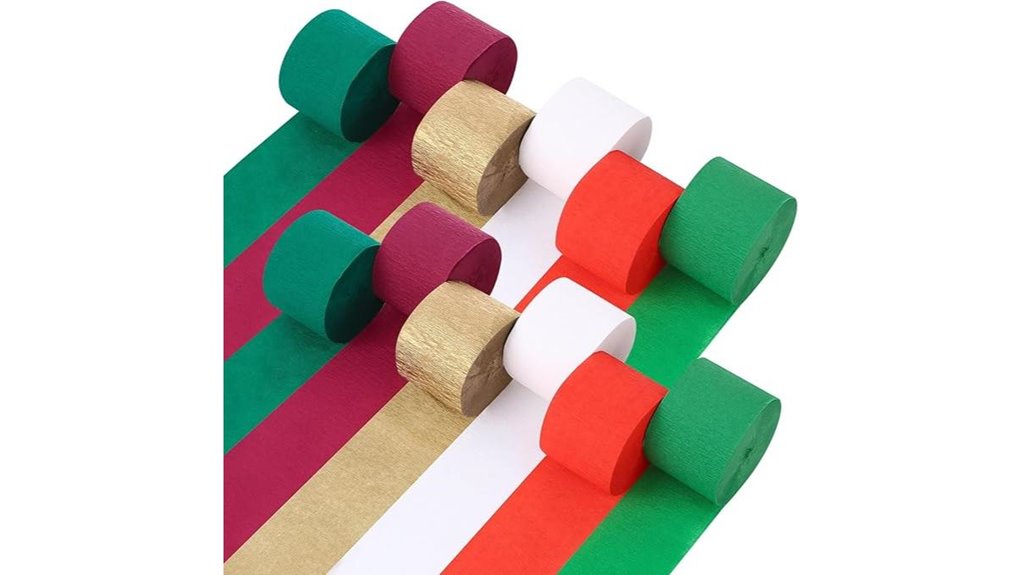 six colors twelve rolls