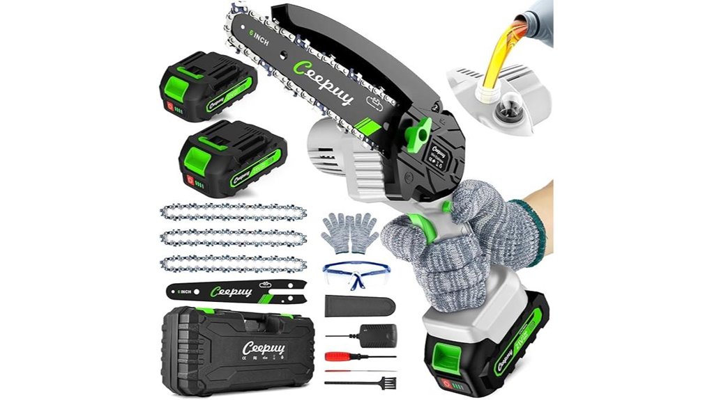 six inch mini oiler chainsaw