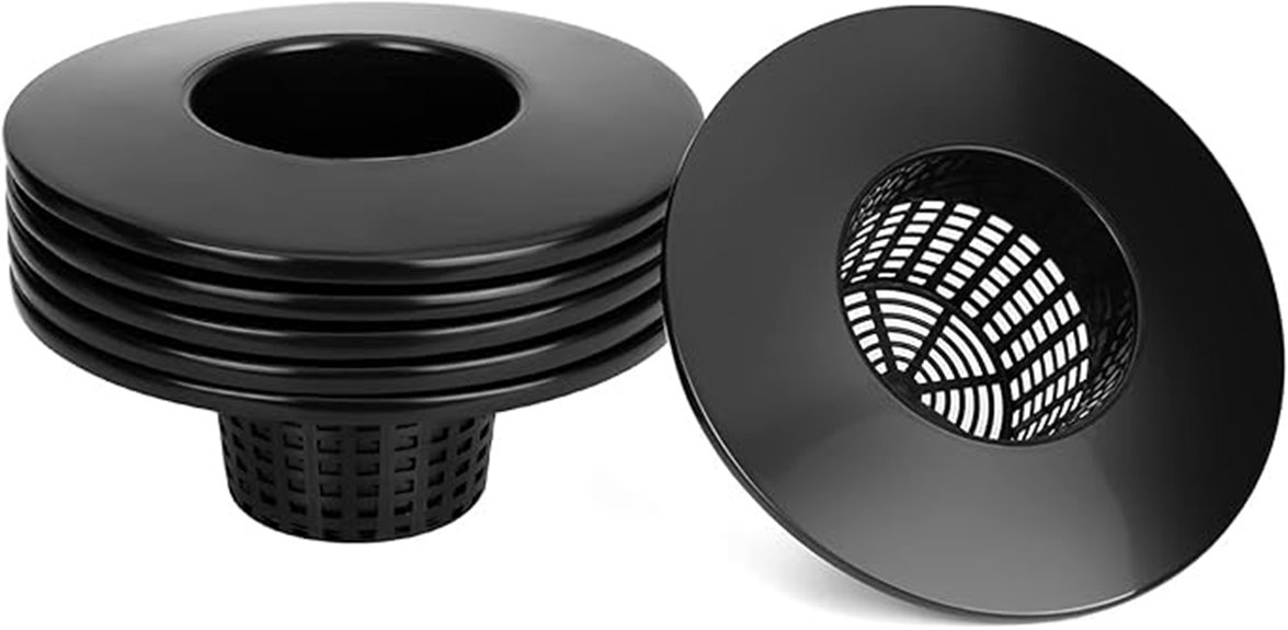 six inch net pots pack