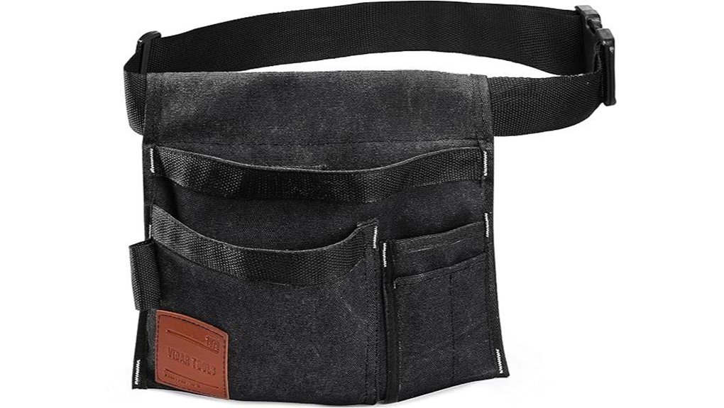 six pocket tool belt pouch