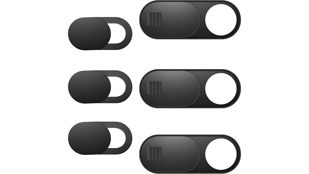 six ultra thin camera slides