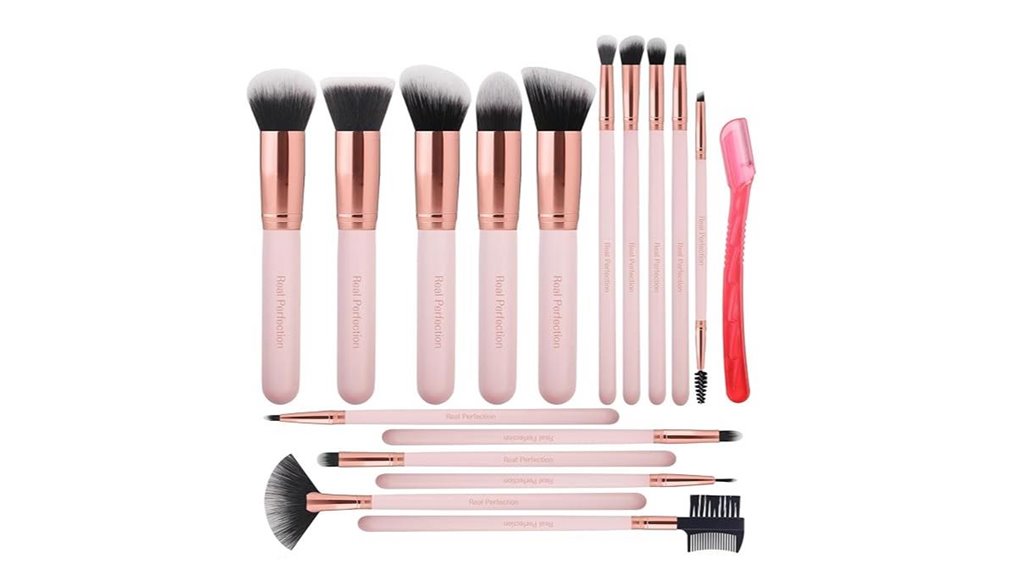 sixteen brushes razor included
