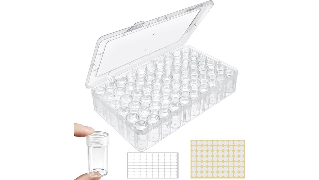 sixty grid bead storage box